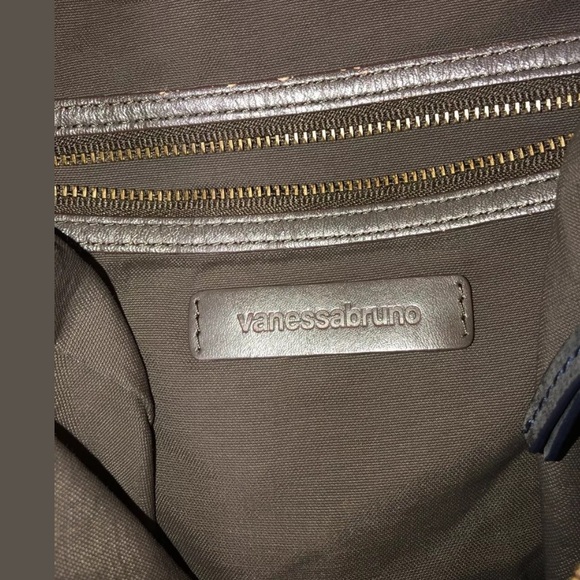 Vanessa Bruno Lune Leather Satchel Crossbody - Picture 10 of 11